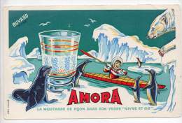 Buvard - Amora - Verre Givre Et Or - Moutardes