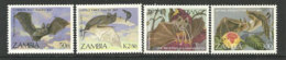 ZAMBIE.   Les Chauves-souris.   Yv .461/64.  4 T-p Neufs ** - Bats