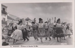 Cpa Portugal LEIRA ,Nazaré ,exibiçao Do Rancho TA-MAR ,danse Collective,rare,1958,danc E,danceur,danceuse - Leiria