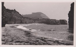 Carte Photo ROYAUME-UNI,ANGLETERRE,en Gland,LADRAM BAY,jurassic Coast Of East Devon,prés OTTERTON,rare - Andere & Zonder Classificatie