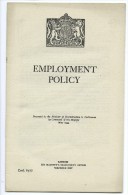 EMPLOYMENT POLICY 1944 - Oorlog 1939-45