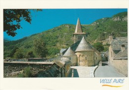 HAUTES PYRENEES VALLEE D'AURE LE CHEVET ROMAN DE L'EGLISE DE VIELLE AURE - Vielle Aure