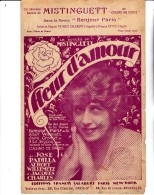 MISTINGUETT - PARTITION  MUSICALE - FLEUR D´AMOUR- ANNEE 1924 - Partitions Musicales Anciennes