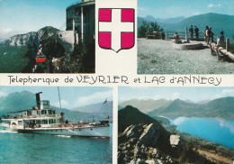 VEYRIER DU LAC LE TELEPHERIQUE ET LE LAC D'ANNECY - Veyrier