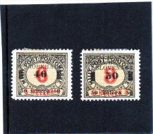 B - 1919- Jugoslavia  (nuovi Linguellati) - Timbres-taxe