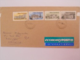 Nouvelle Zelande Lettre De Eastbourne 1993 Pour Kiev, Joli Affranchissement - Brieven En Documenten