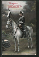 CPA Husar In Uniform Avec Lanze Auf Seinem Cheval - Guerra 1914-18