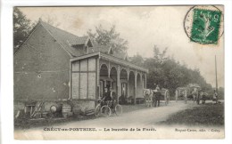 CPA CRECY EN PONTHIEU (Somme) - La Buvette De La Forêt - Crecy En Ponthieu