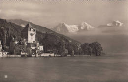 1930 CIRCA OBERHOFEN AM THUNERSEE EIGER MONCH UND JUNGFRAU - Oberhofen Am Thunersee