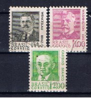 BR+ Brasilien 1967 Mi 1166-67 1177 Persönlichkeiten - Gebruikt