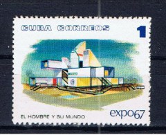 C+ Kuba 1967 Mi 1290 Expo-Pavillon - Used Stamps