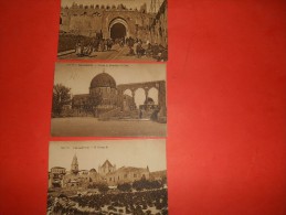 B483 3 Cartoline Gerusalemme Non Viagg.cm8,5x13 - Irak