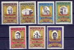 Honduras 1967 UNO ANNIVERSARY SC.#C407-13 CV.$6.95 MNH RELIGION - Honduras