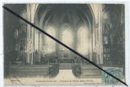 CPA - Crevecoeur Le Grand - Intérieur De L'Eglise Saint Nicolas - Crevecoeur Le Grand