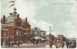 Great Yarmouth UK, Marine Parade Street Scene, C1900s Vintage Postcard - Great Yarmouth