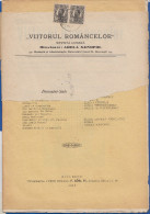 Rumänien; Wrapper 1913; Michel 220; Revista Viitorul Romancelor Nr. 1; 16 Seiten - Covers & Documents