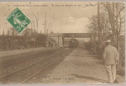 GARGENVILLE - Le Pont Du Chemin De Fer - Le Train - Travaux Sur Une Voie - Animé - Gargenville