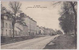 JUVISY : AVENUE DE LA COUR DE FRANCE - ATTELAGE AGRICOLE - ECRITE 1917 -2 SCANS- - Juvisy-sur-Orge