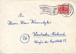 BERLIN. Enveloppe Avec Oblitération De 1952. Berlin, La Ville La Plus Intéressante De L´Europe - Maschinenstempel (EMA)