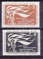 H0024 - U.N. NEW YORK N°54/55 ** DROITS DE L'HOMME - Nuevos