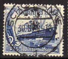 Deutsches Reich, 1937, Mi 658, Gestempelt, Winterhilfswerk, Shiffe [200914L] - Used Stamps