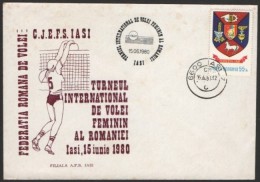 ROMANIA IASI 1980 - INTERNATIONAL VOLLEYBALL TOURNAMENT FOR WOMEN - Volleyball