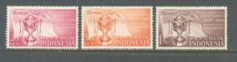 1958 INDONESIA THOMAS CUP BADMINTON MICHEL: 221-223 MNH ** - Badminton