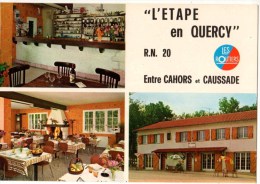 82-----MONTPEZAT DU QUERCY---hôtel Restaurant-l'etape En Quercy---voir 2 Scans - Montpezat De Quercy