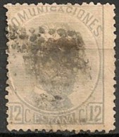 Timbres - Espagne - 1872-1873 - 12 C - - Oblitérés