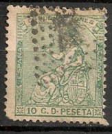 Timbres - Espagne - 1872-1873 - 10 C - N° ? - - Oblitérés