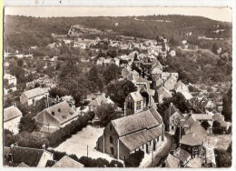 CP Lardy En Avion Vue Panoramique L'Eglise 91 Essonne - Lardy