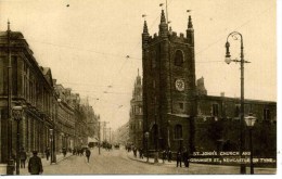 TYNE And WEAR -  NEWCASTLE - ST JOHN'S CHURCH AND GRAINGER STREET T62 - Newcastle-upon-Tyne