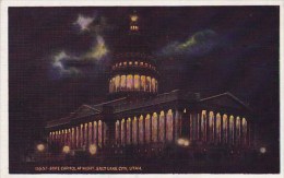 State Capitol At Night Salt Lake City Utah - Salt Lake City