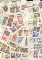 Czechoslovakia - Lot Of 49 Complete Series(120 Different Stamps), Postage Stamped Envelope Fragments In Period 1953-1959 - Collections, Lots & Séries