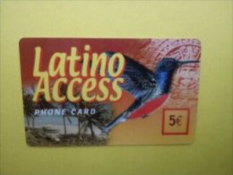 Latino Access Prepaid Belgium (Mint,Neuve) Rare - Cartes GSM, Recharges & Prépayées