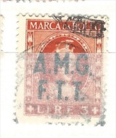 MARCA DA BOLLO REVENUE - TRIESTE AMG FTT  - LIRE 3 - Fiscali