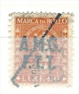 MARCA DA BOLLO REVENUE - TRIESTE AMG FTT  - LIRE 60 - Fiscale Zegels