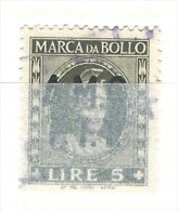 MARCA DA BOLLO REVENUE - TRIESTE AMG FTT  - LIRE 5 - Fiscaux