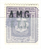 MARCA DA BOLLO REVENUE - TRIESTE AMG FTT  - IGE - CENT.50 - Revenue Stamps