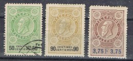 3 Sellos Telefono BELGICA, Belgie, Yvert Num 3 - 4 - 8 º/* - Timbres Téléphones [TE]