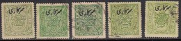 8 Pies, 5 Diff., Shade / Colour, Hyderabad Service, Used 1934, - Hyderabad