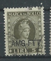 MARCA DA BOLLO/REVENUE  - TRIESTE AMG FTT -LIRE 5 - Revenue Stamps