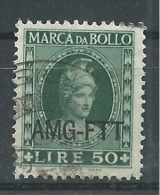 MARCA DA BOLLO/REVENUE  - TRIESTE AMG FTT -LIRE 50 - Fiscale Zegels