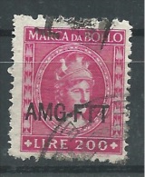MARCA DA BOLLO/REVENUE  - TRIESTE AMG FTT -LIRE 200 - Steuermarken