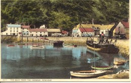 SOMERSET - MINEHEAD - THE QUAY FROM THE HARBOUR  Som363 - Minehead