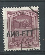 MARCA DA BOLLO/REVENUE  - TRIESTE AMG FTT -IGE  L. 20 - Revenue Stamps