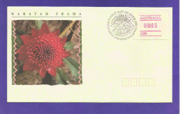 Australien 1994 , Mi.Nr. 36 , Waratah Frama - First Day Of Issue 8 September 1994 - Viñetas De Franqueo [ATM]