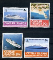 CAYMAN  ISLANDS   1978    New  Harbour  And  Cruise  Ships    Set  Of  4     MNH - Caimán (Islas)