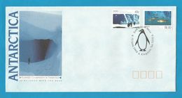 AAT 1990  Mi.Nr. 1215/16, Scientific Co-operation In Antartica - Joint Issue With The USSR - 10 Dec 1990 - Great Letter- - FDC