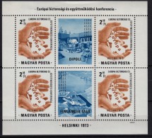 OSCE Conference HELSINKI - Europe - Dipoli Talo / MNH Sheet - 1973 Hungary - EU-Organe